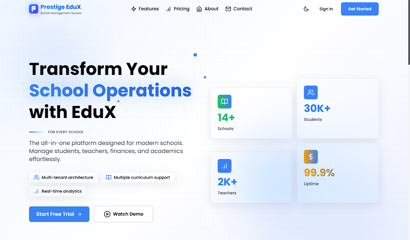 Prestige Edux preview